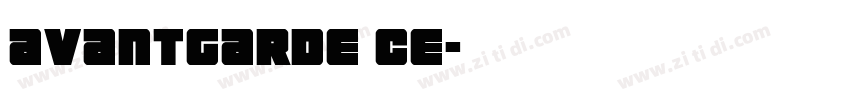 avantgarde ce字体转换